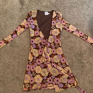 70’s inspired Wrap Dress from Princess Polly